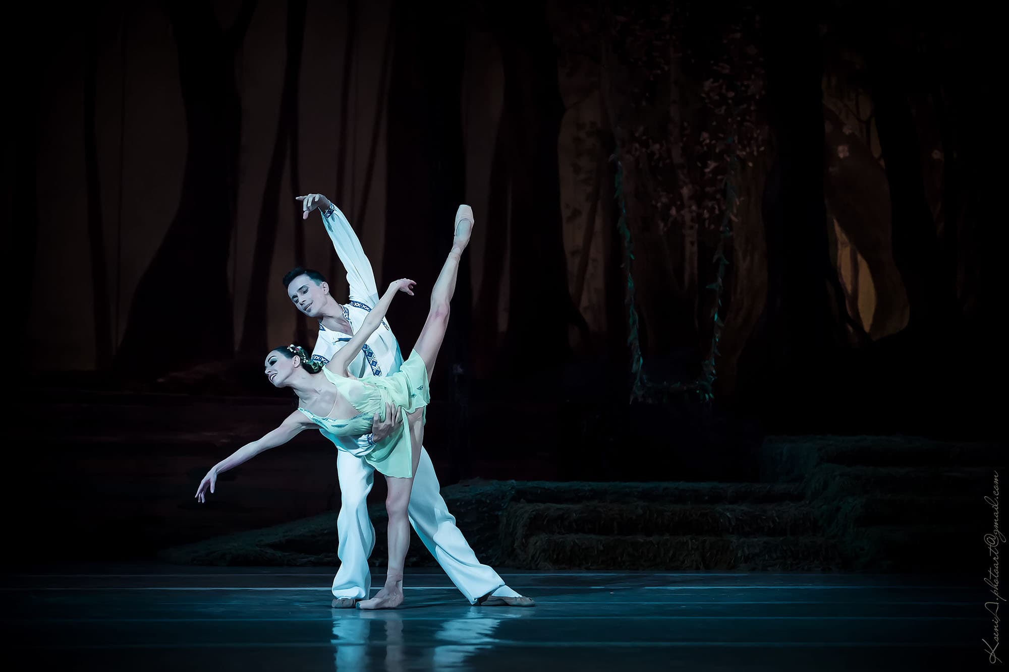 The Forest Song A fragment from a ballet. Mavka - Kateryna Kukhar and Lukash - Oleksandr Stoianov.